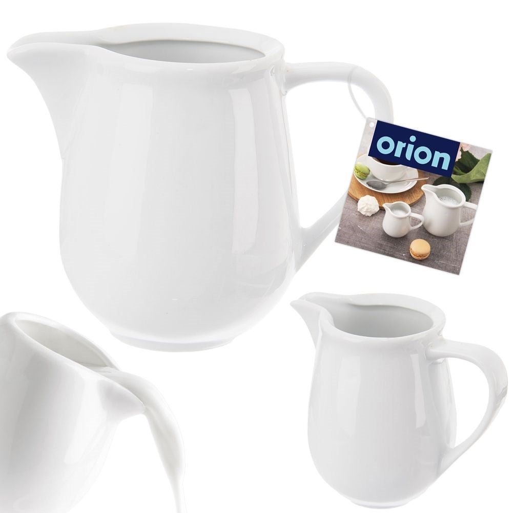 Elegant Porcelain Jug with Handle and Practical Spout