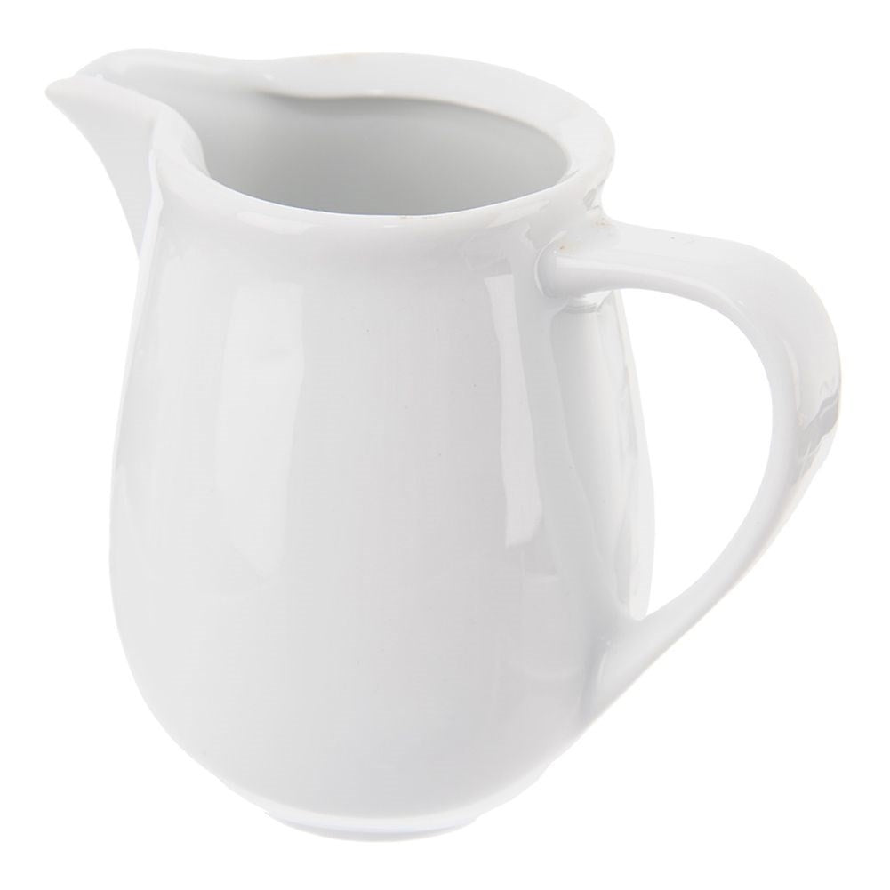 Elegant Porcelain Jug with Handle and Practical Spout