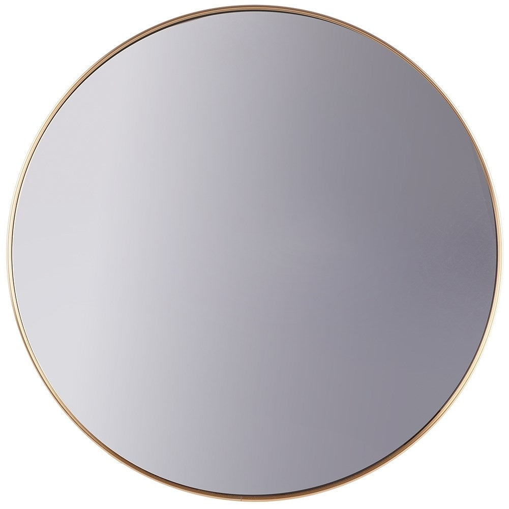 Elegant Round Wall Mirror with Gold Frame
