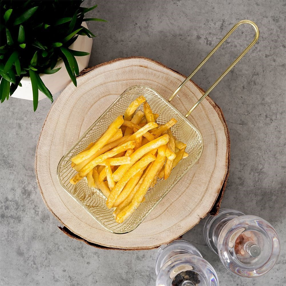 Elegant Serving Basket for Fries, Vegetables & Nuggets