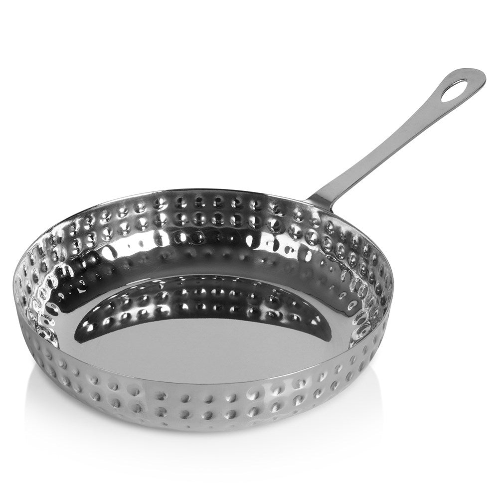 Elegant Serving Bowl in Mini Frying Pan Shape Made of Stainless Steel