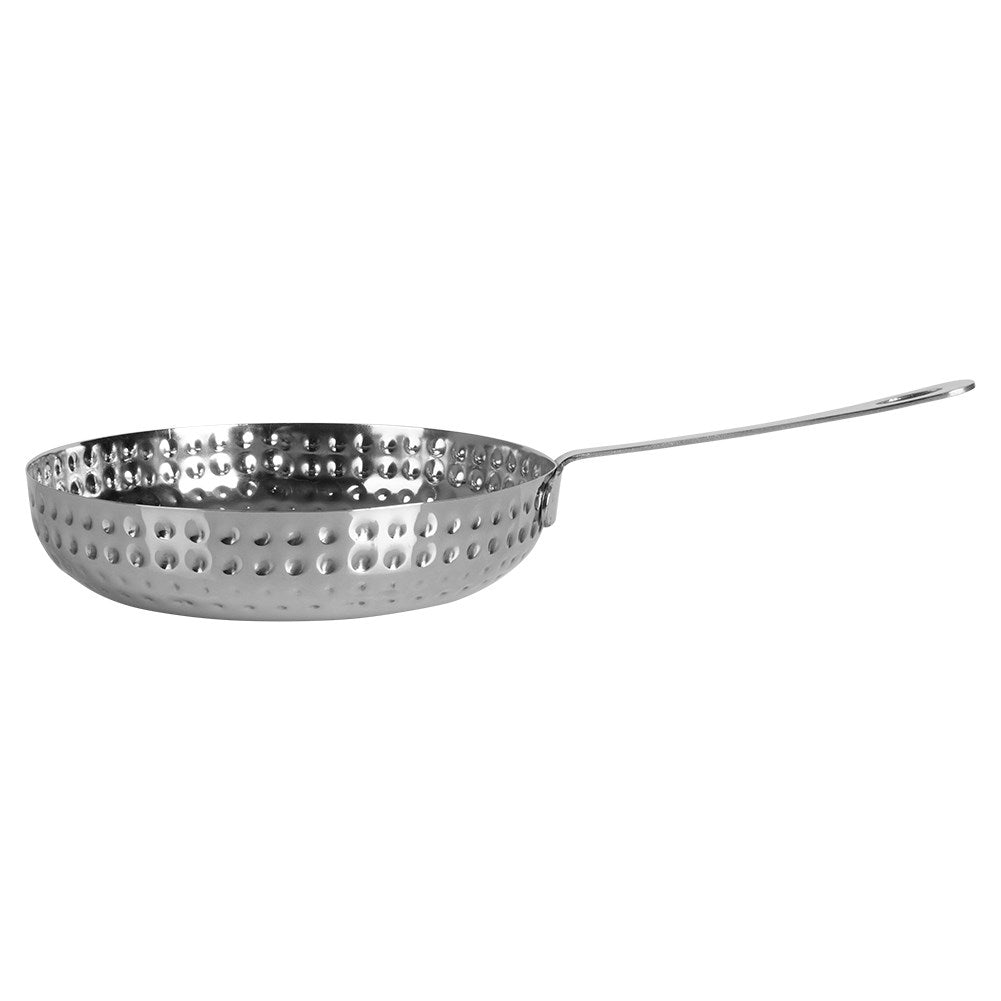 Elegant Serving Bowl in Mini Frying Pan Shape Made of Stainless Steel