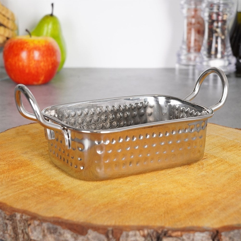 Elegant Serving Bowl in Stainless Steel