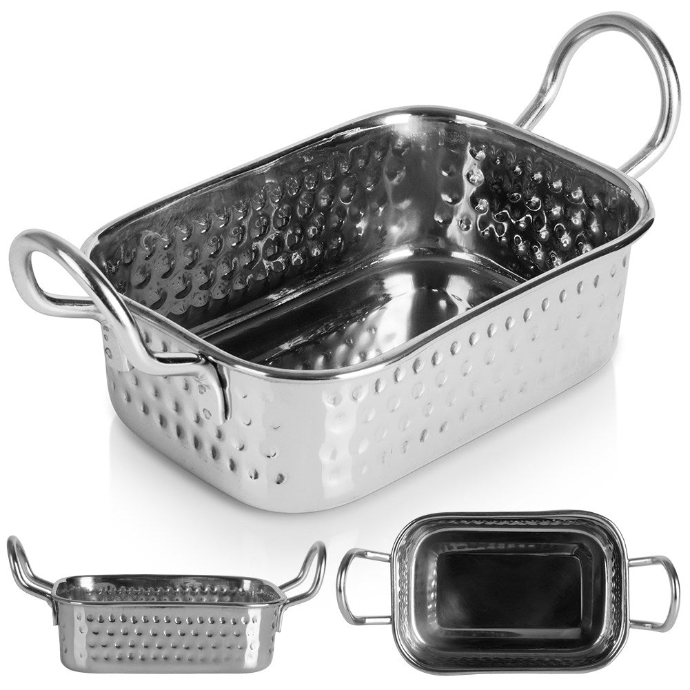 Elegant Serving Bowl in Stainless Steel