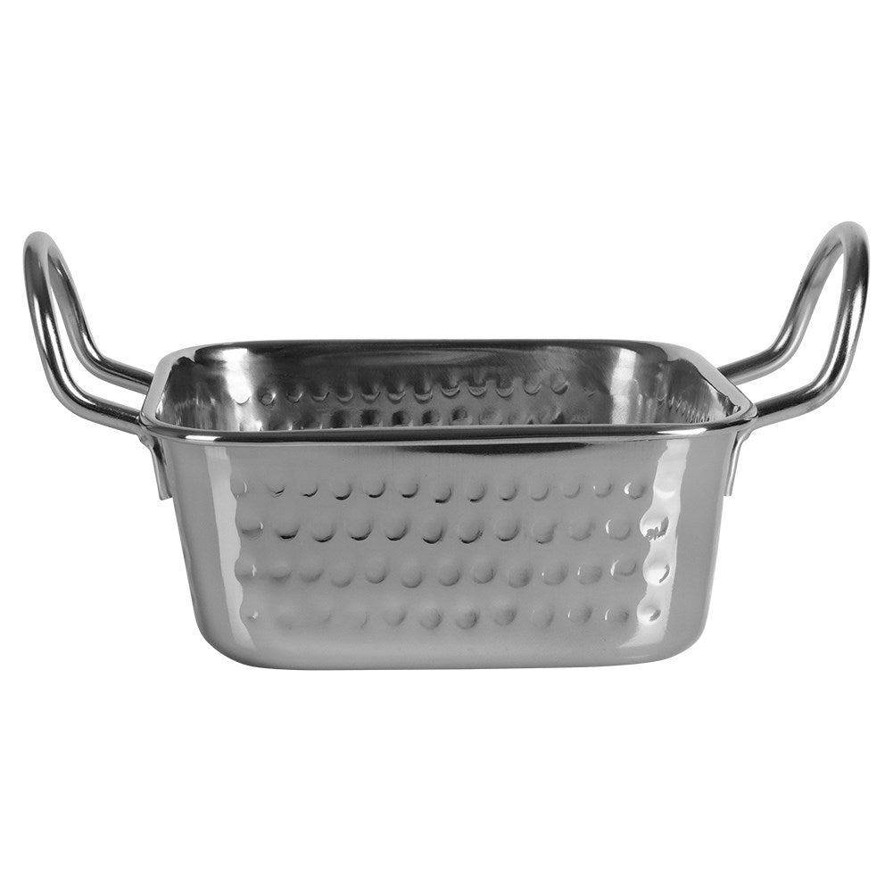 Elegant Serving Platter in Mini Pot of Stainless Steel