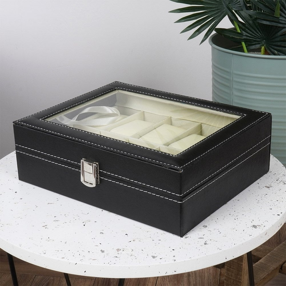 Elegant Storage box for 10 Watches and Jewelry