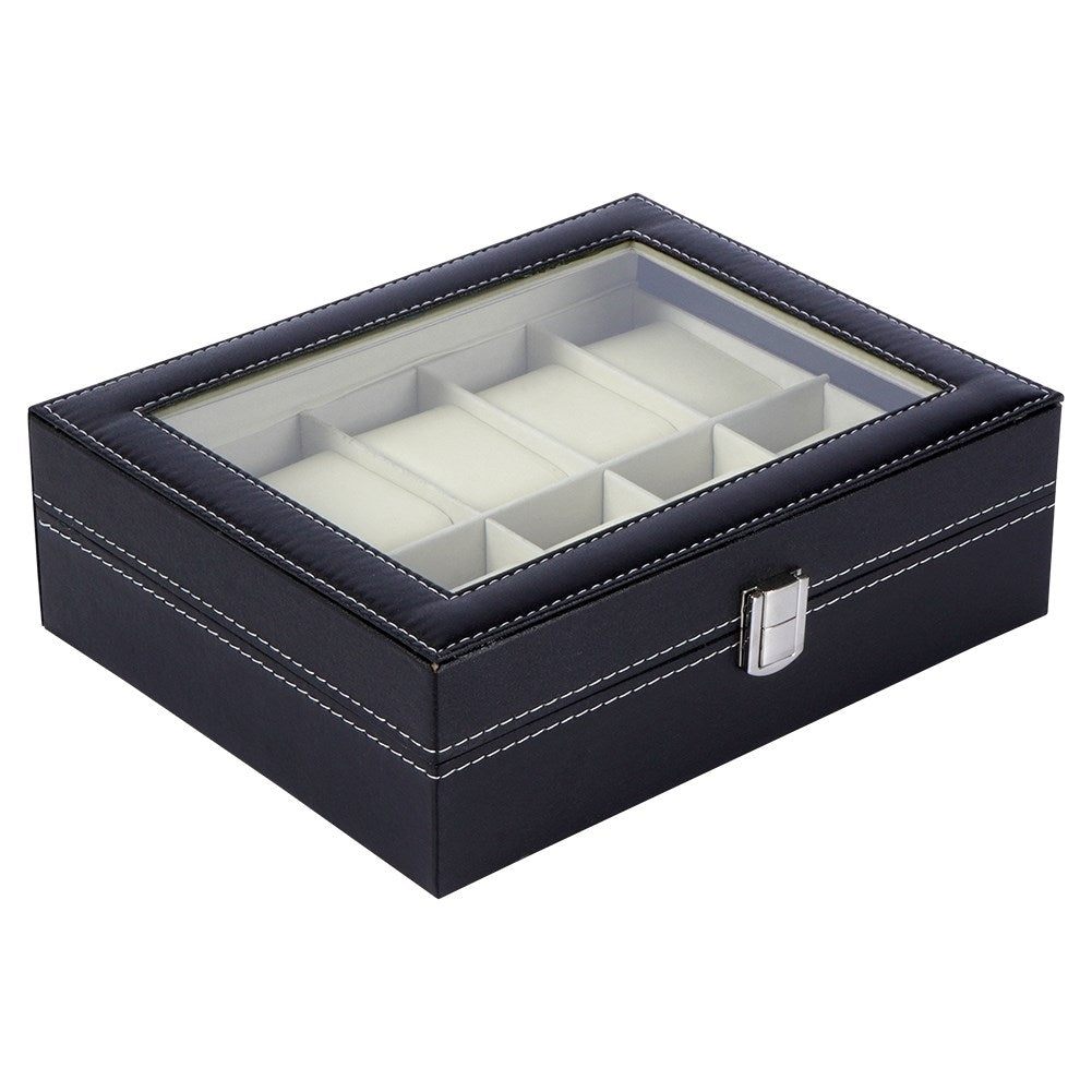 Elegant Storage box for 10 Watches and Jewelry