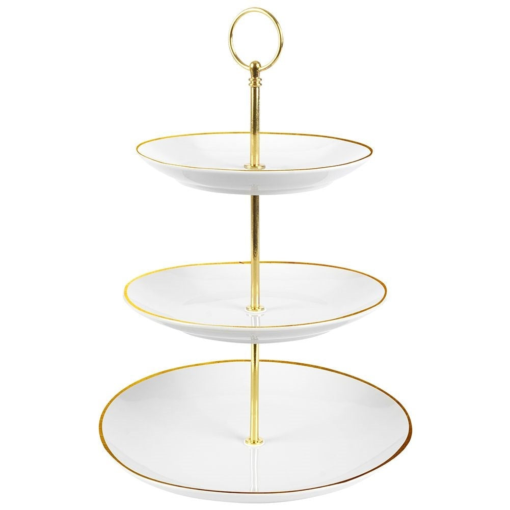 Elegant Three-Tier Cake Tray for Cakes, Fruits and Snacks