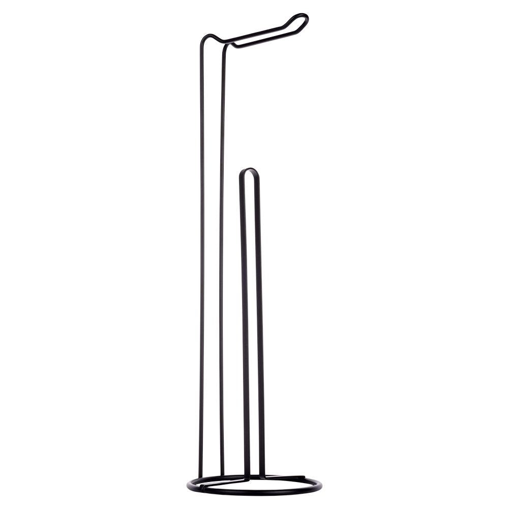 Elegant Toilet Paper Holder with Stand for Bathroom
