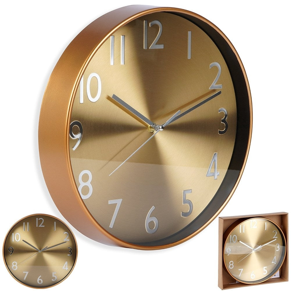 Elegant Wall Clock - Classic Design, 30 cm Diameter