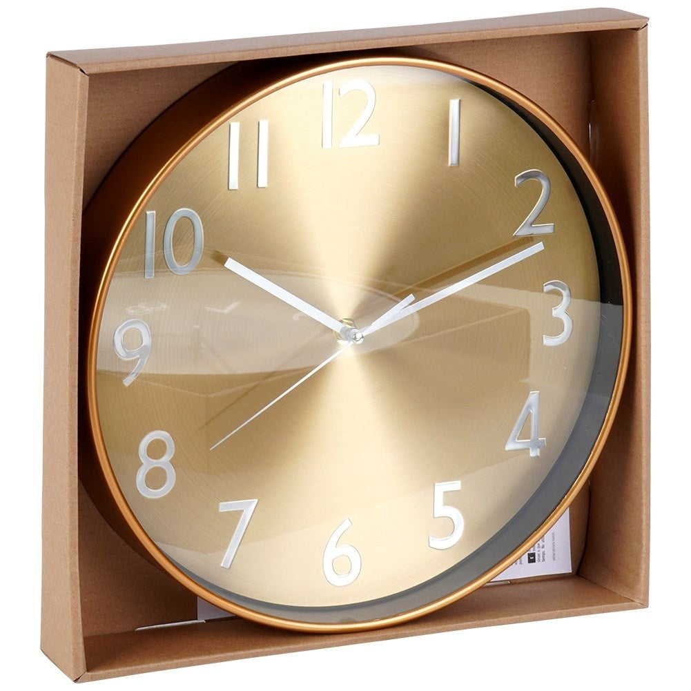 Elegant Wall Clock - Classic Design, 30 cm Diameter