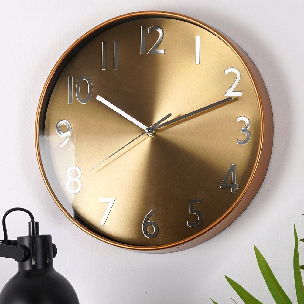 Elegant Wall Clock - Classic Design, 30 cm Diameter