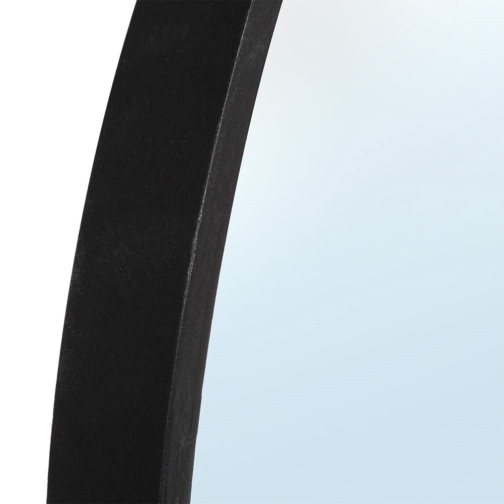 Elegant Wall Mirror with Black Wooden Frame for All Rooms