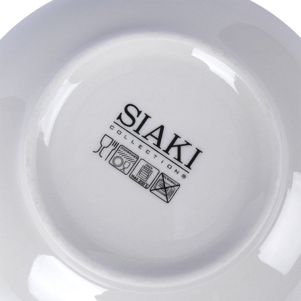 Elegant White Porcelain Bowl 200 ml with Gold Edge