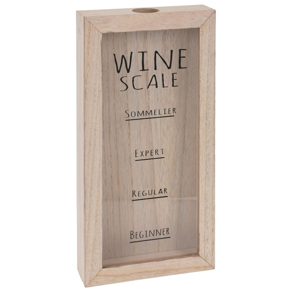 Elegant Wooden Frame for Collecting and Displaying Wine Corks