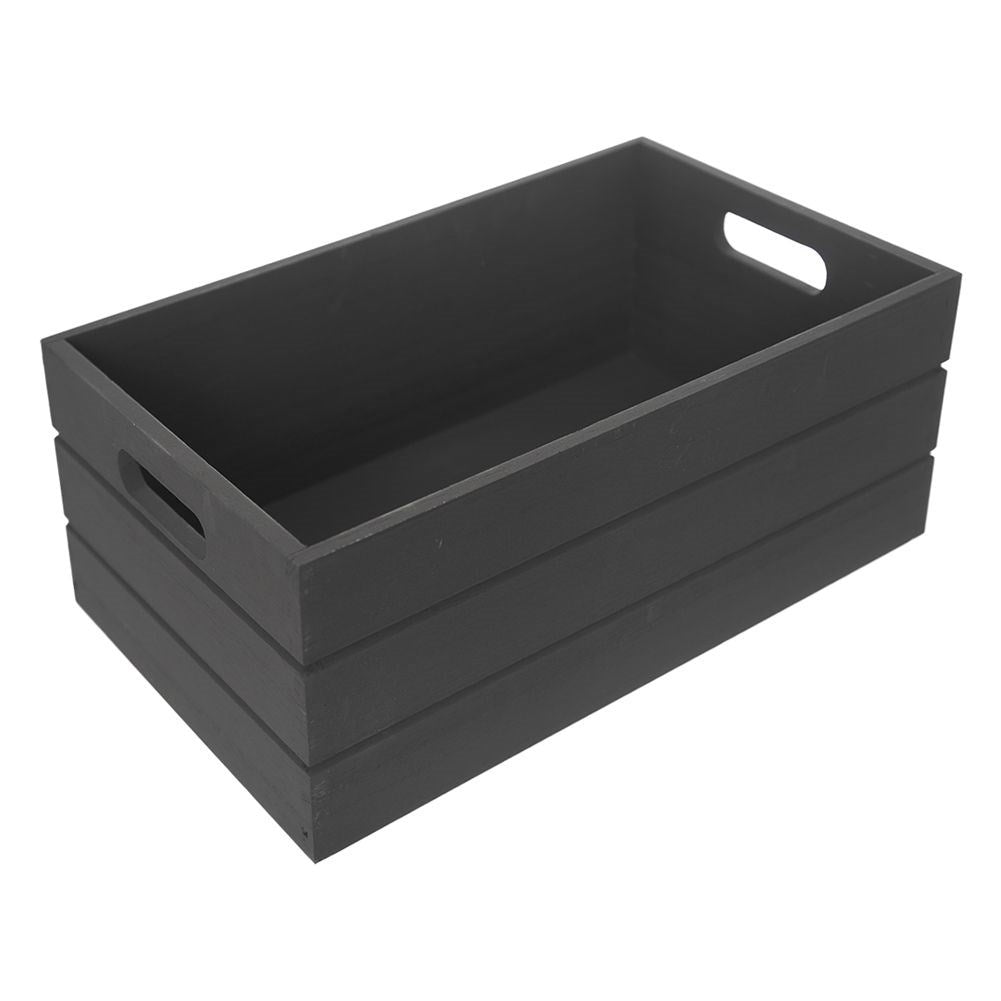 Elegant and Practical Black Storage Box for the Home