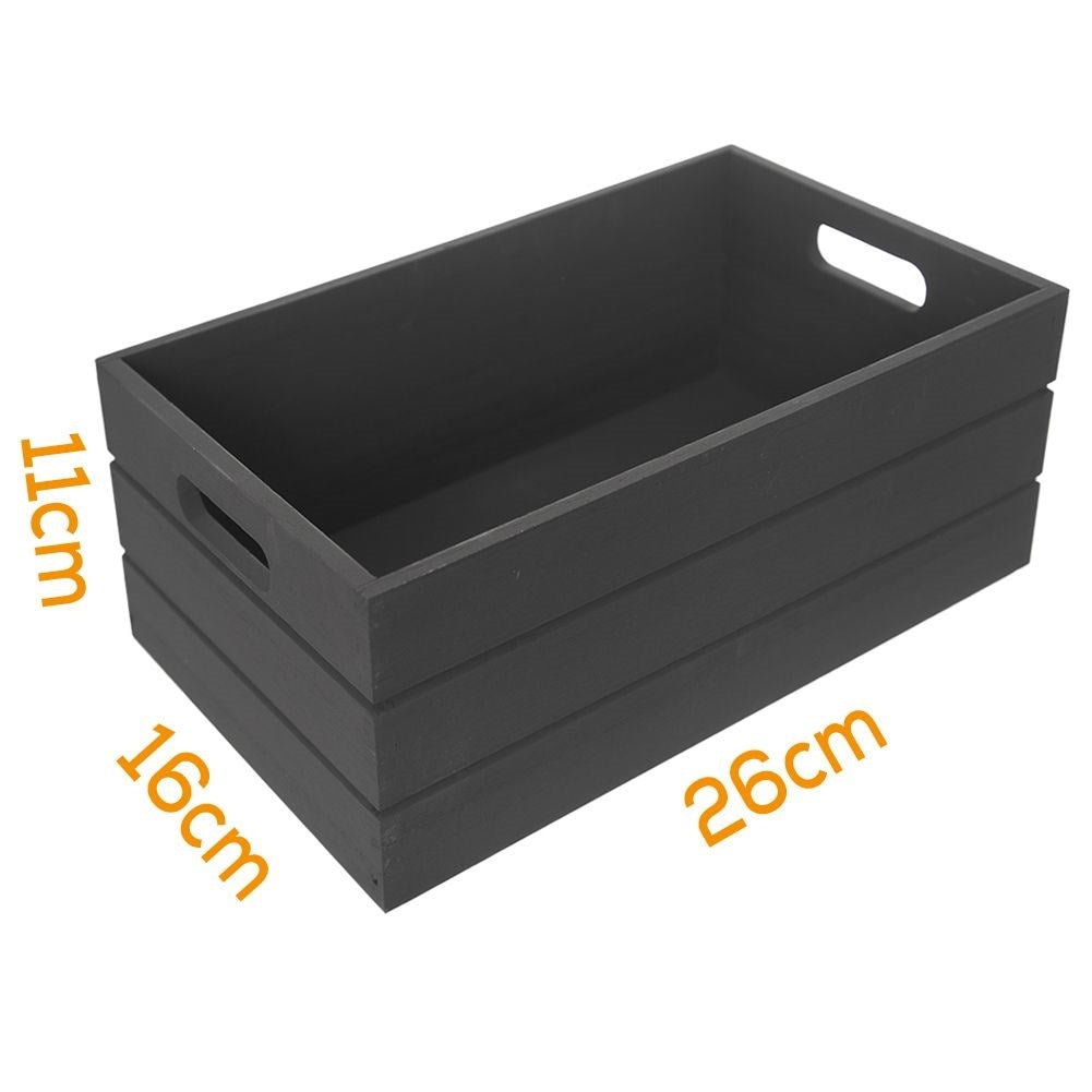 Elegant and Practical Black Storage Box for the Home