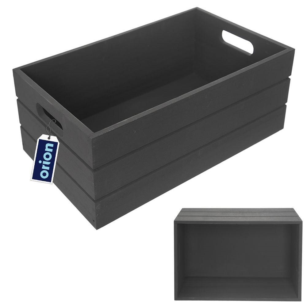 Elegant and Practical Black Storage Box for the Home