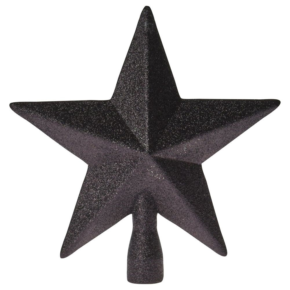Elegant and durable black poinsettia with glitter