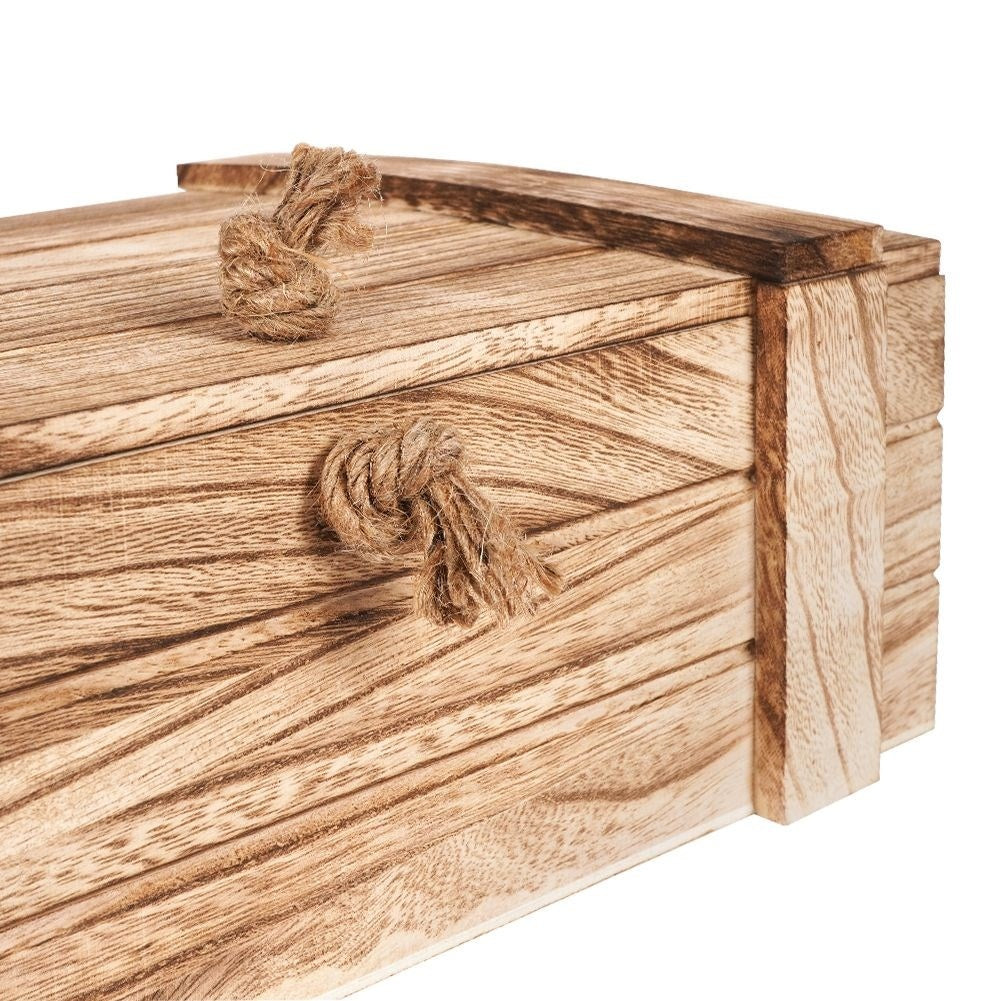 Elegant and light storage box in paulownia wood