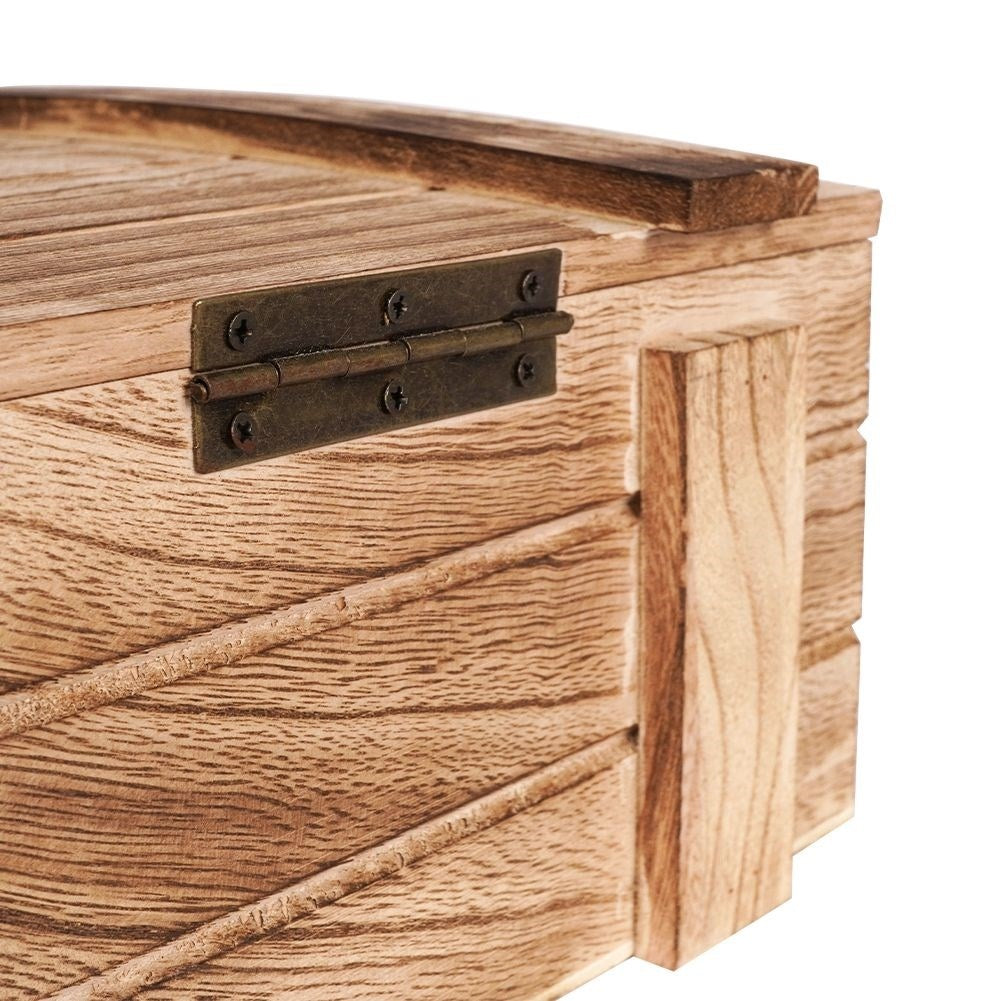Elegant and light storage box in paulownia wood
