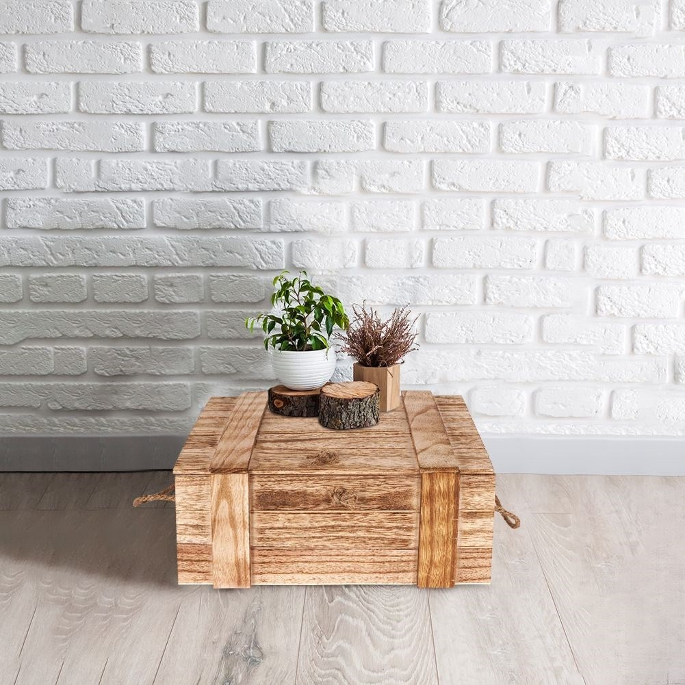 Elegant and light storage box in paulownia wood