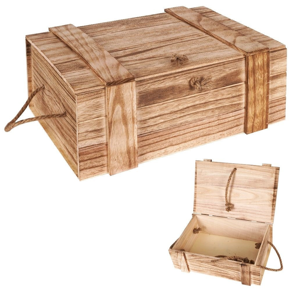 Elegant and light storage box made of paulownia wood