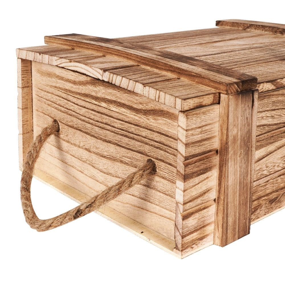 Elegant and light storage box made of paulownia wood
