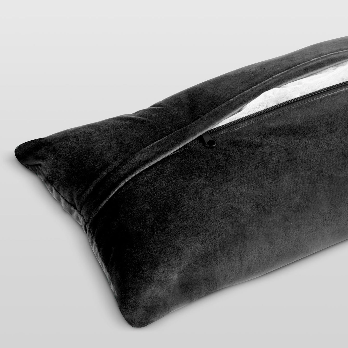Elegant armchair with footstool Sofotel Norse black