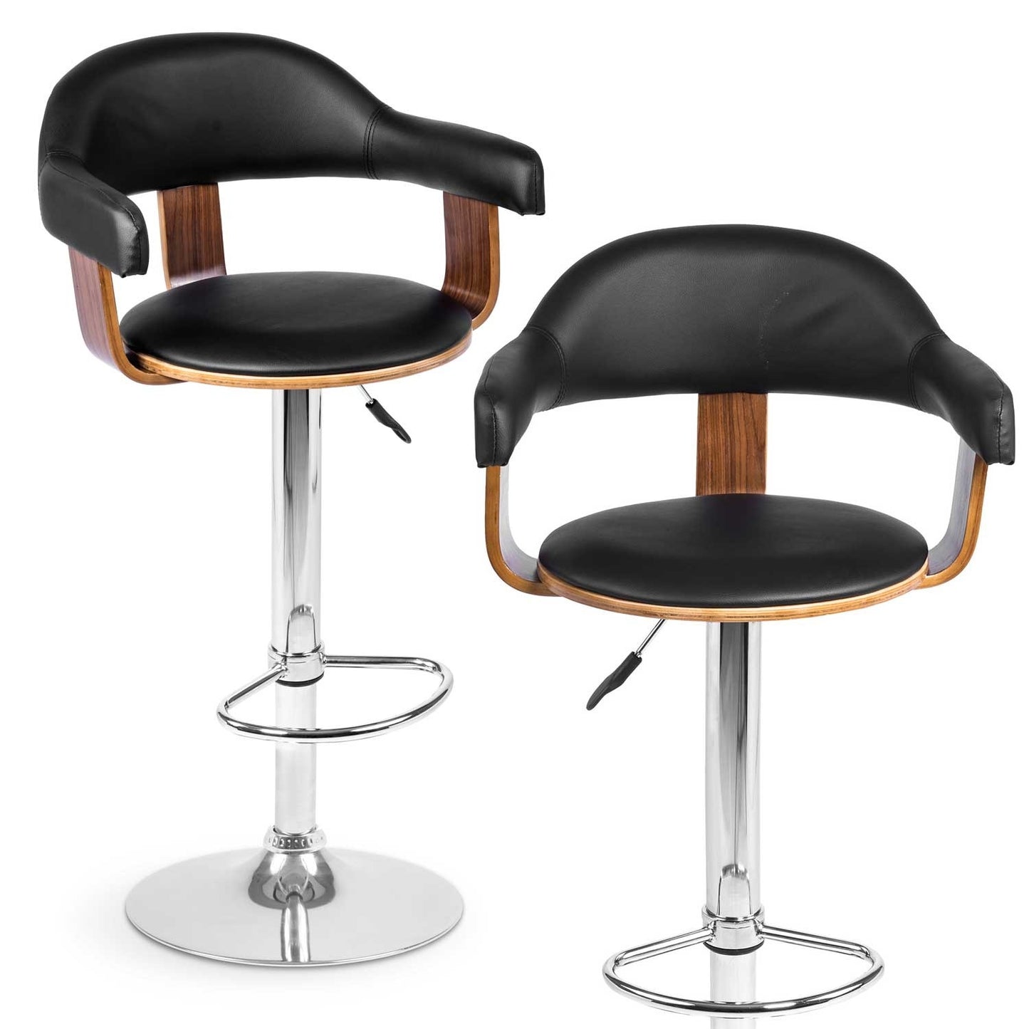 Sofotel Peluro black bar stool