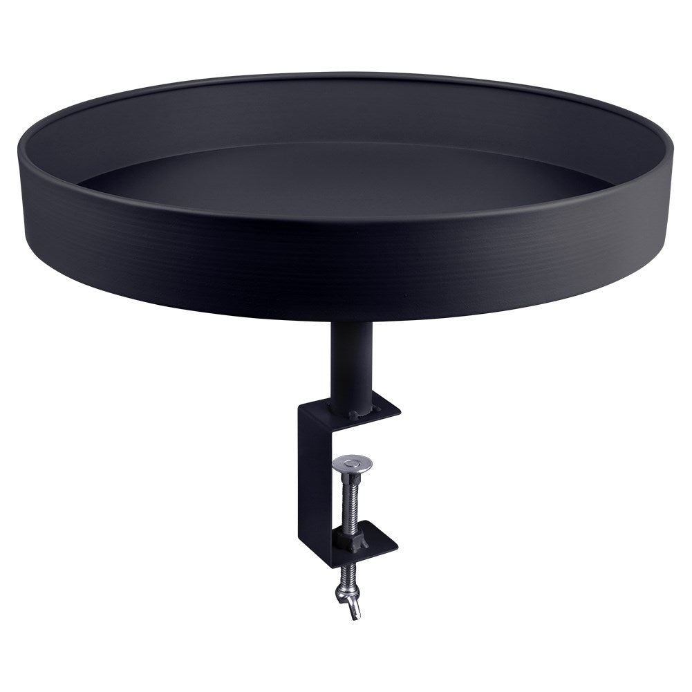 Elegant black flower stand for windows, tables and tops