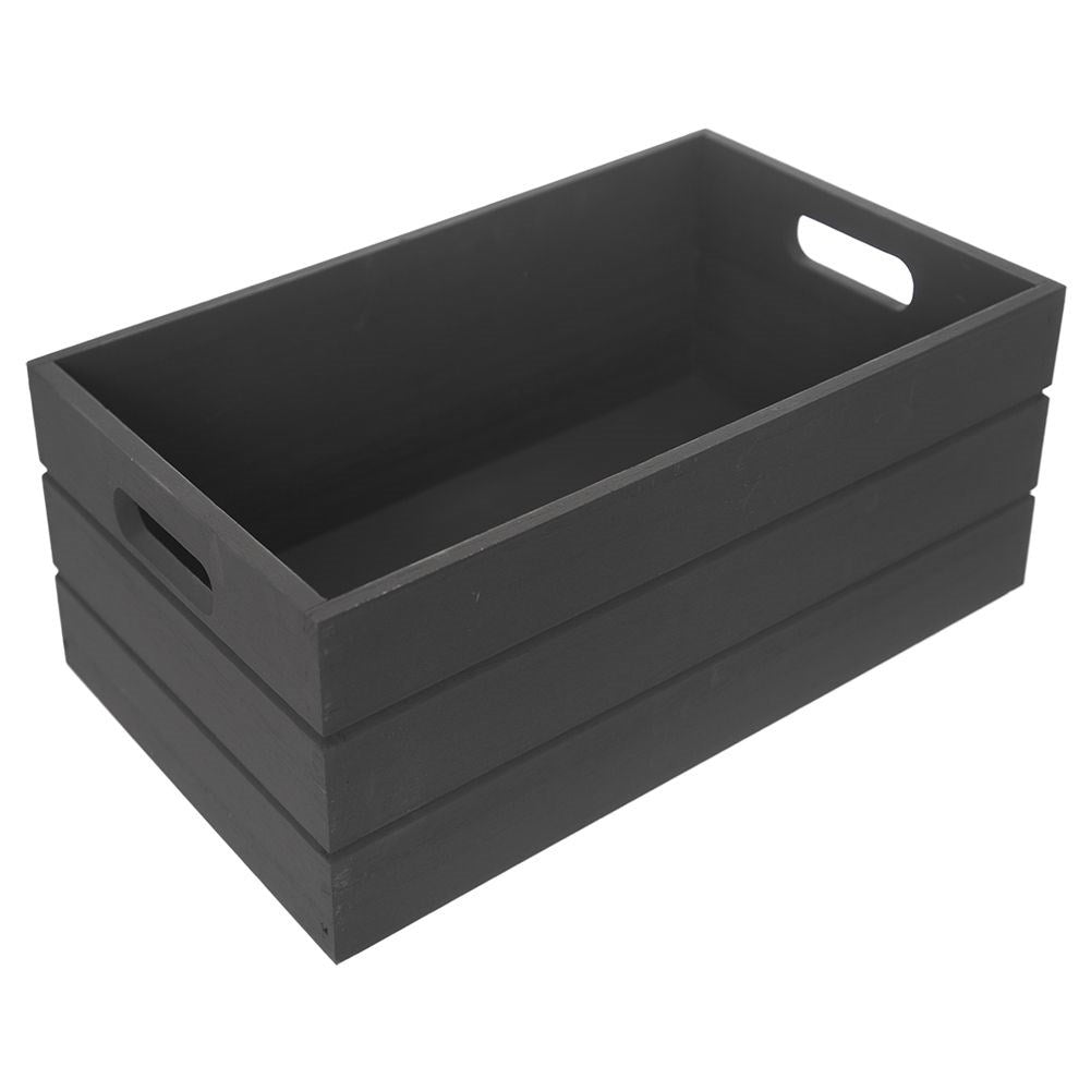 Elegant black storage box for all items