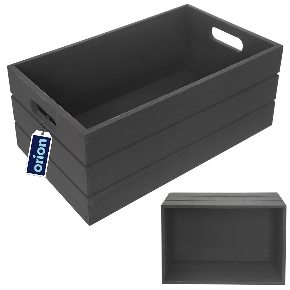 Elegant black storage box for all items