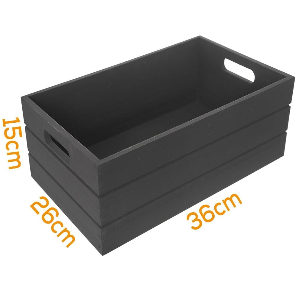 Elegant black storage box for all your items