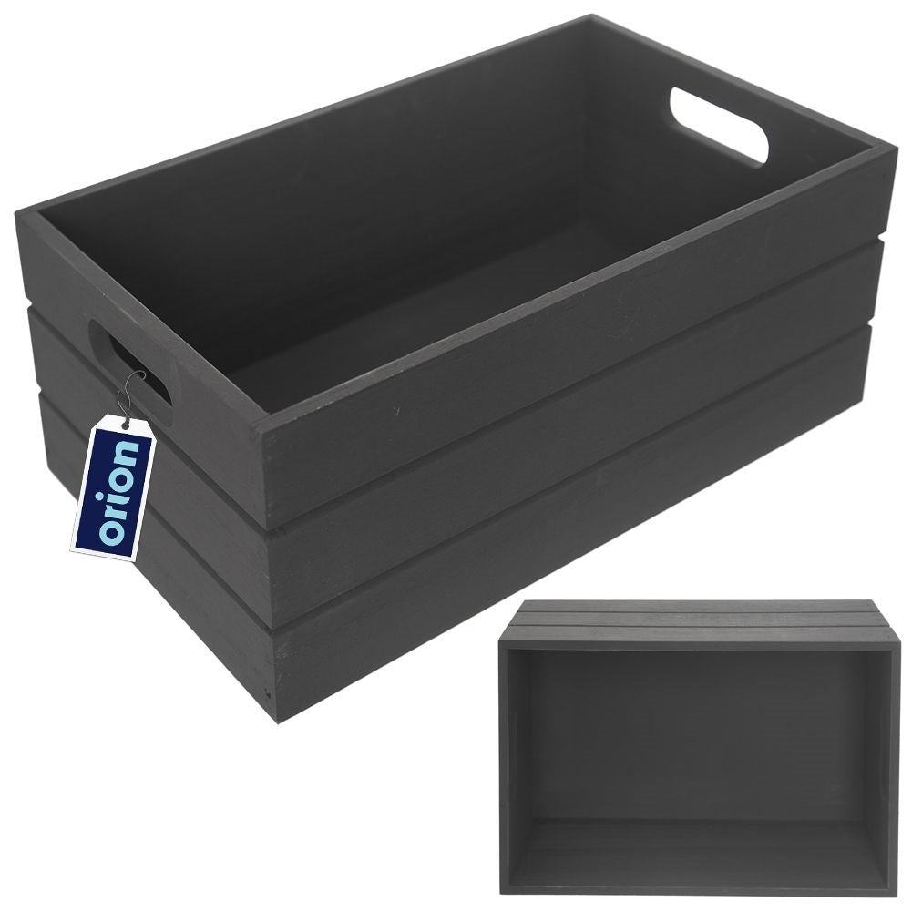 Elegant black storage box for all your items