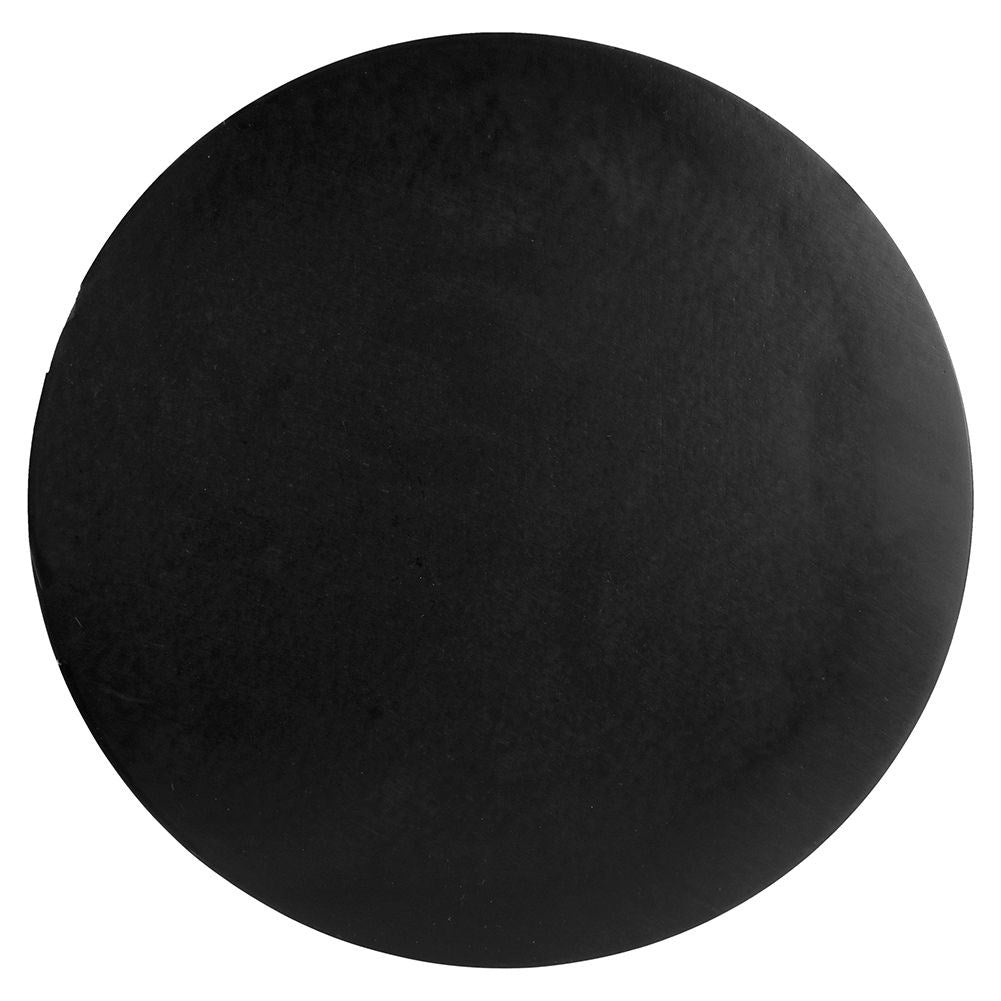 Elegant black wooden tray with legs for decoration and light