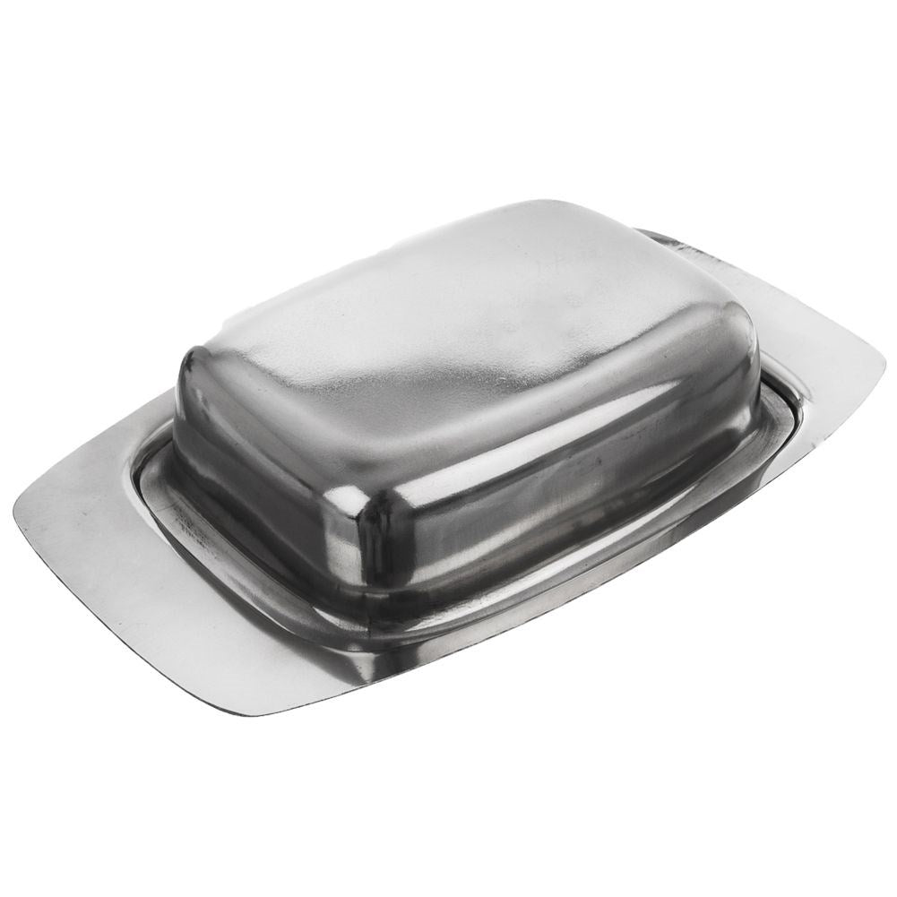 Elegant butter container in stainless steel for all kitchens