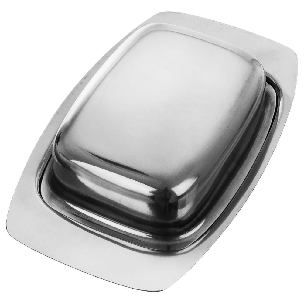 Elegant butter container in stainless steel for all kitchens