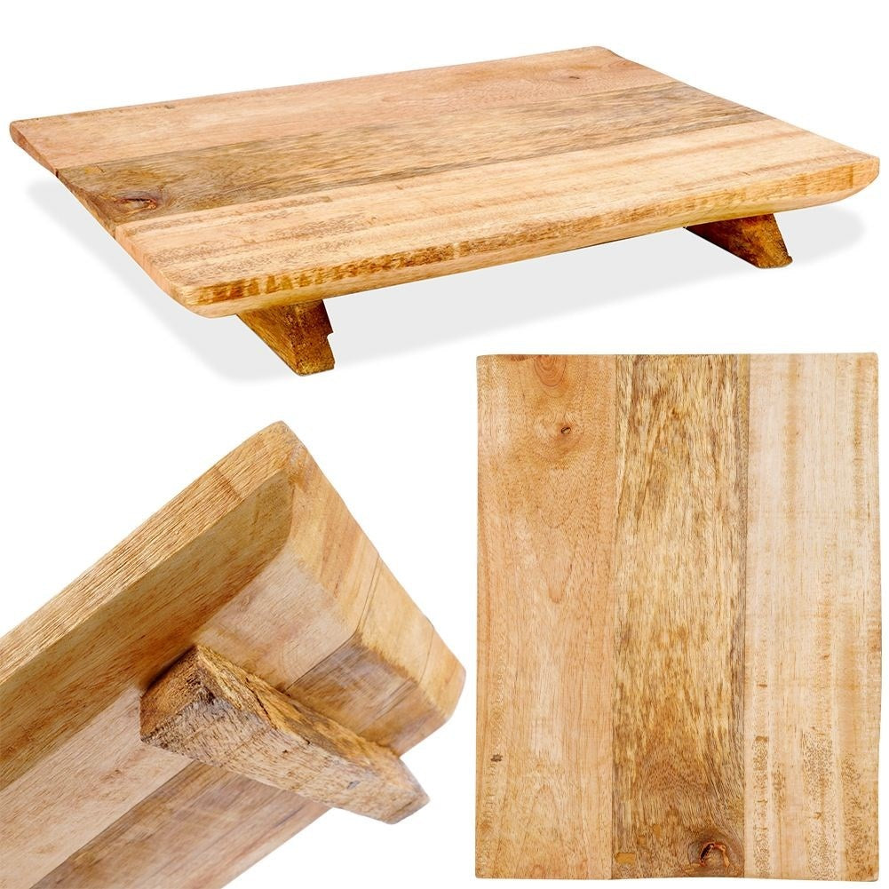 Elegant cutting board and serving board in mango wood