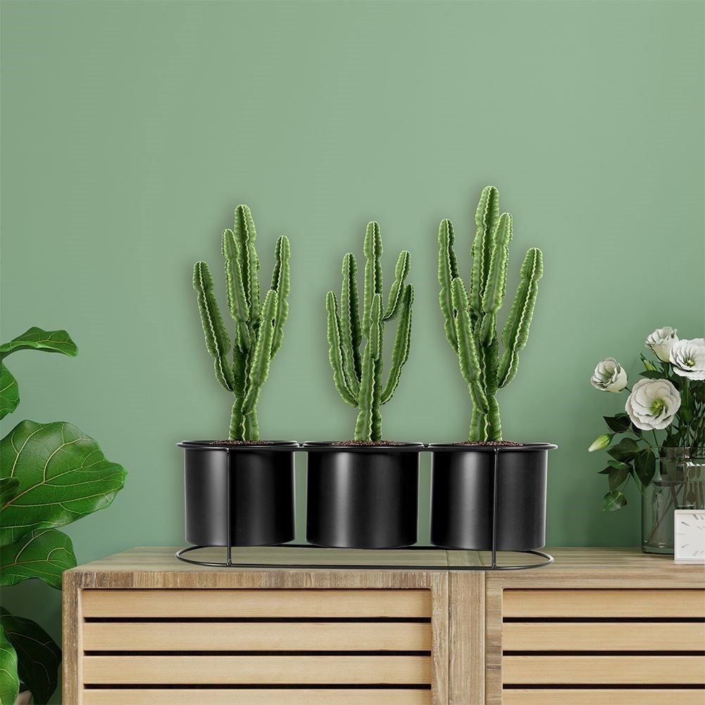 Elegant flower stand for three indoor/outdoor plants