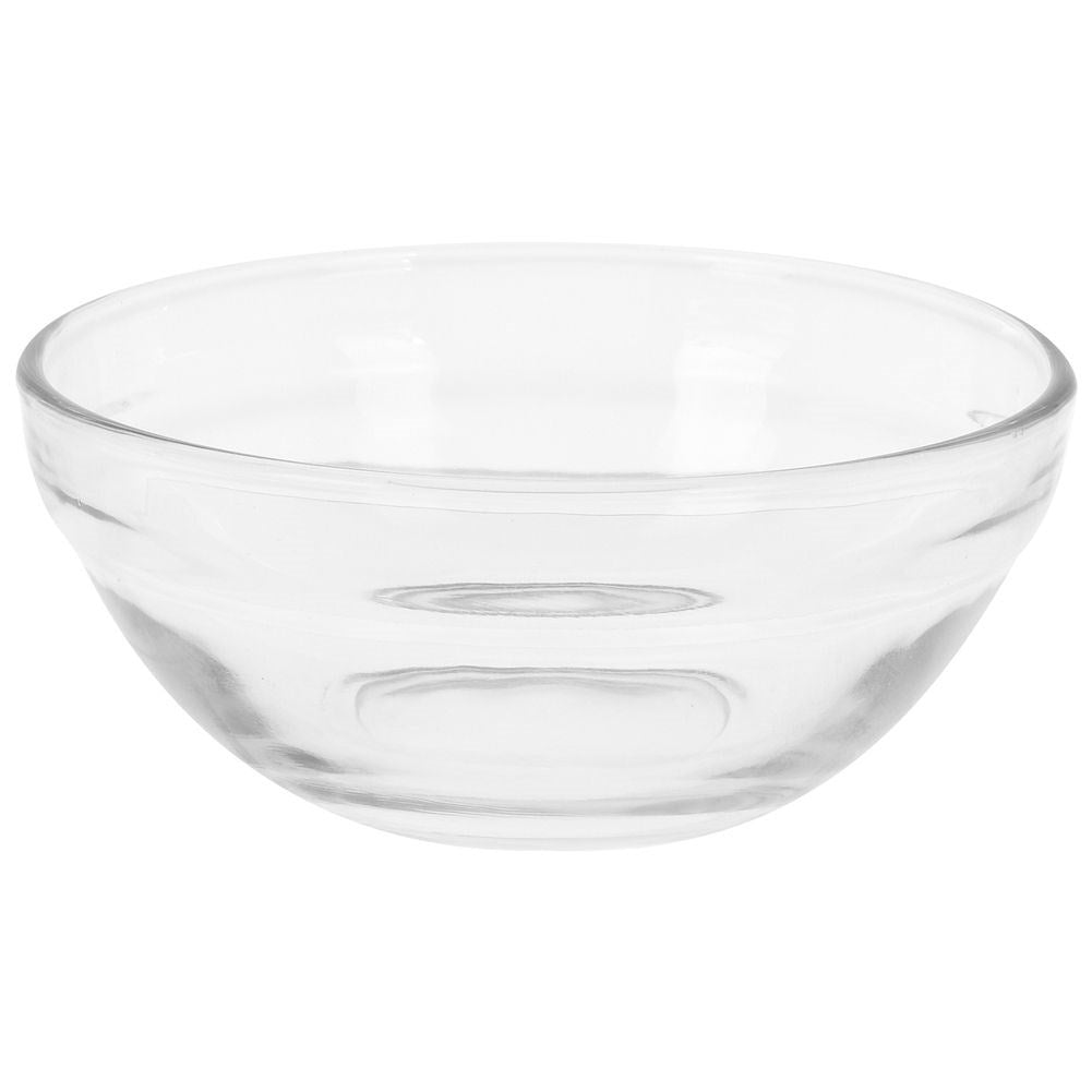 Elegant glass bowls for salad, snacks, jelly & pudding