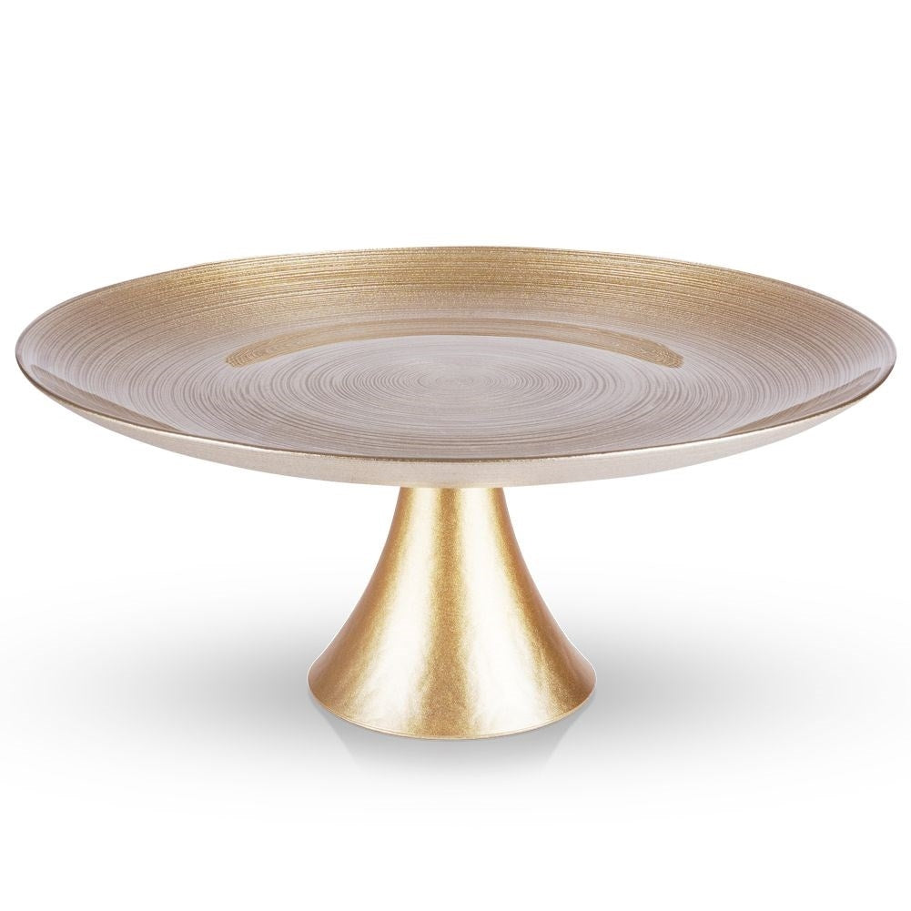 Elegant glass cake stand - 28 cm diameter