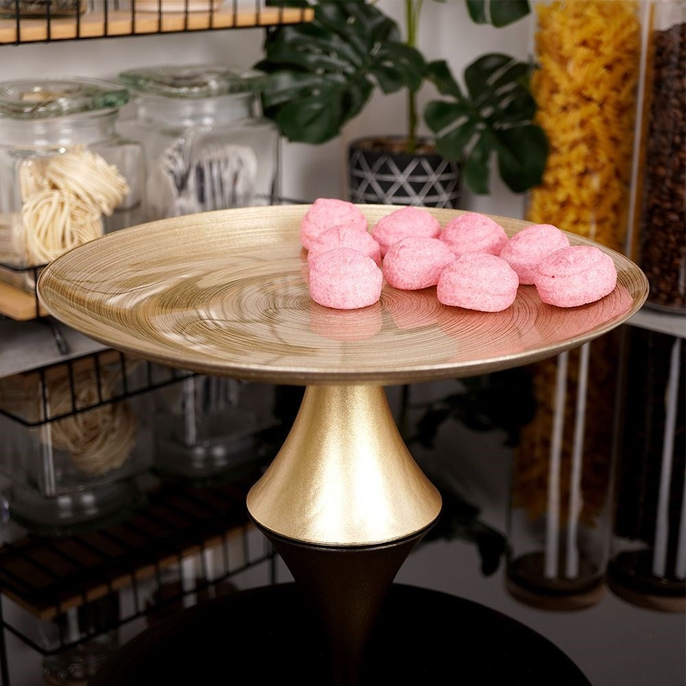 Elegant glass cake stand - 28 cm diameter
