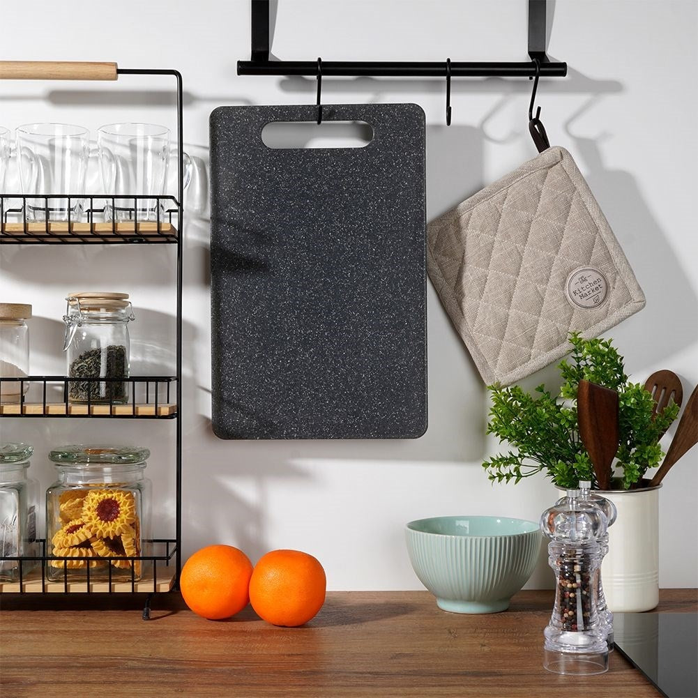 Elegant granite imitation cutting board with handle