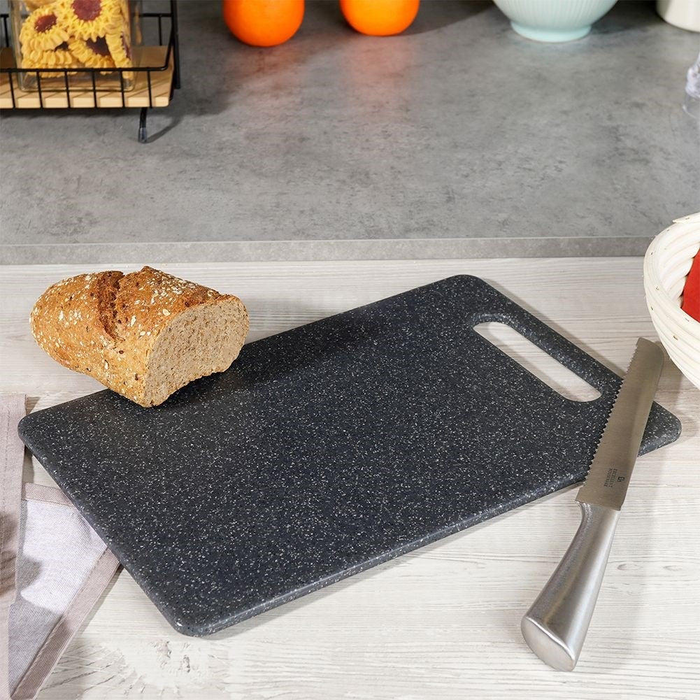 Elegant granite imitation cutting board with handle