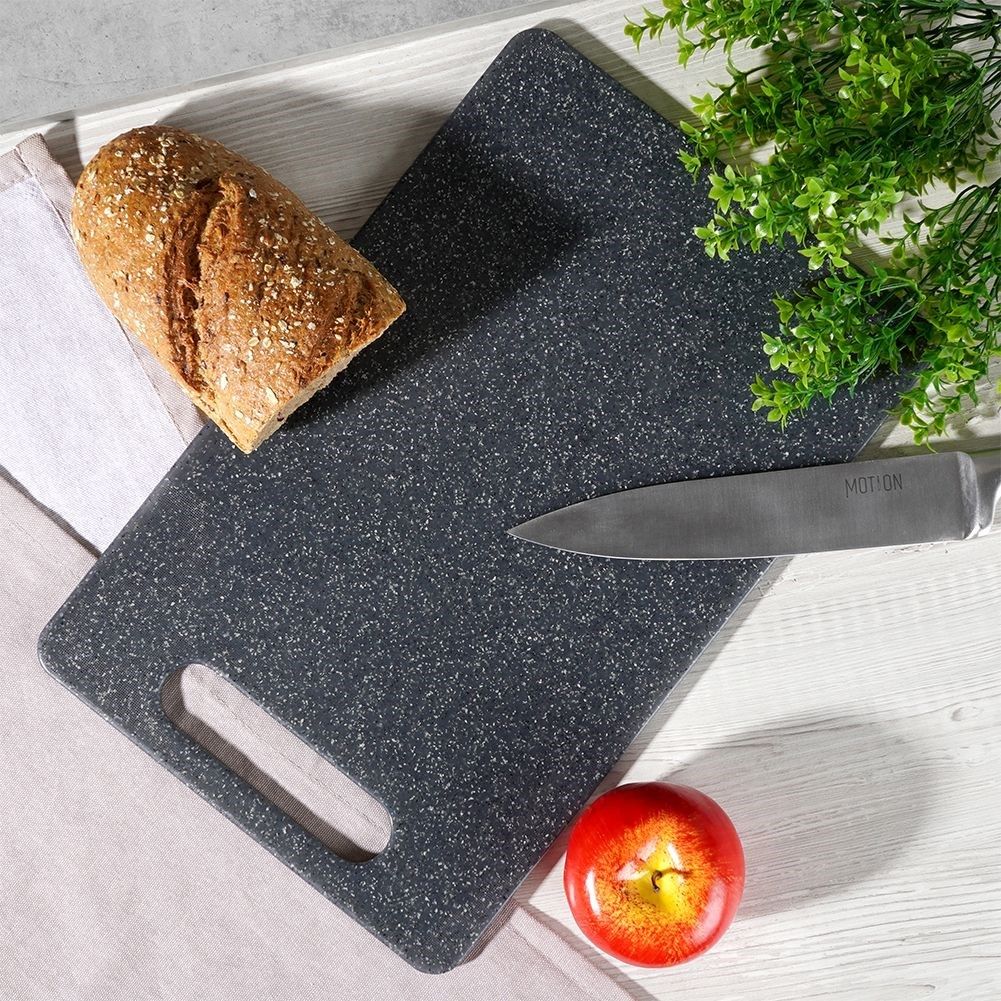 Elegant granite imitation cutting board with handle