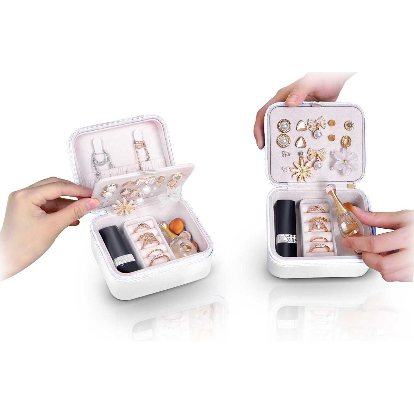 Elegant jewelery box MS-702 Massido - white