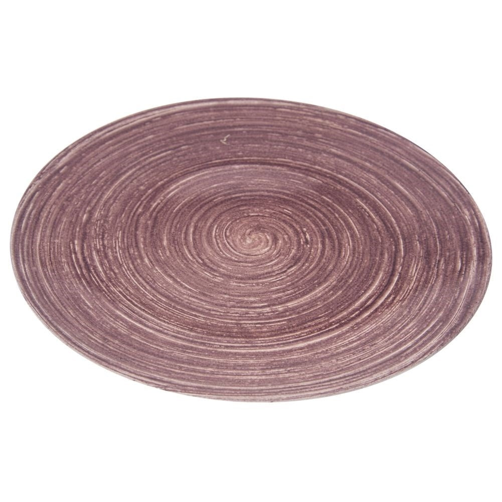 Elegant place mat 33 cm in dirty pink color