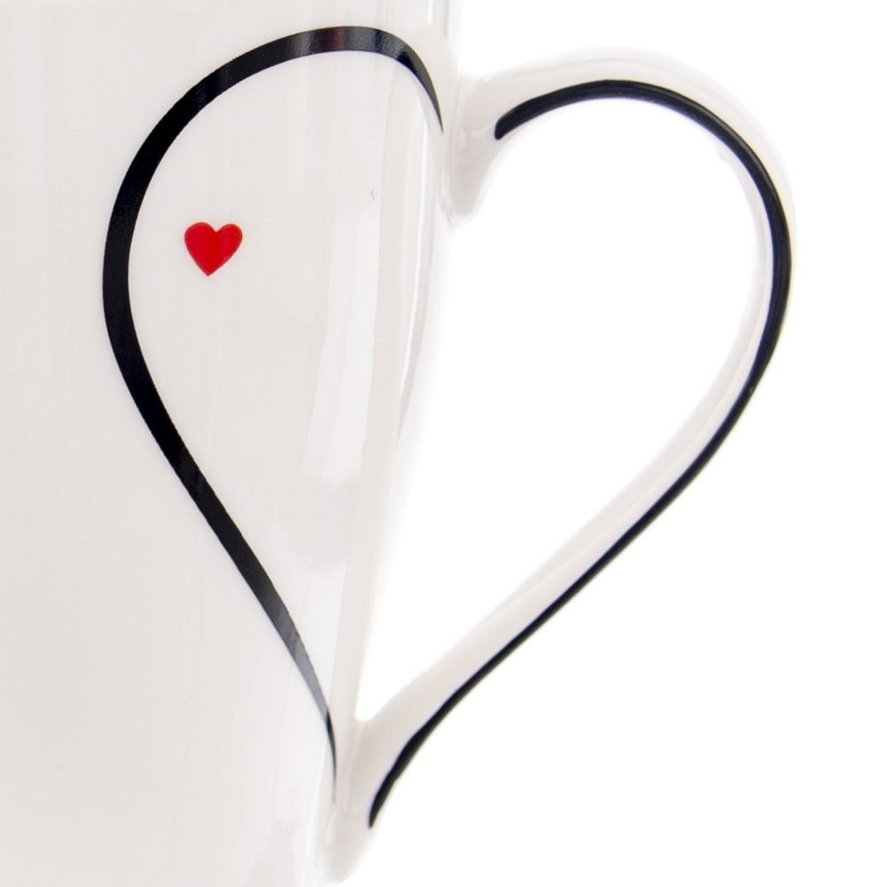 Elegant porcelain cup with comfortable handle and subtle decoration