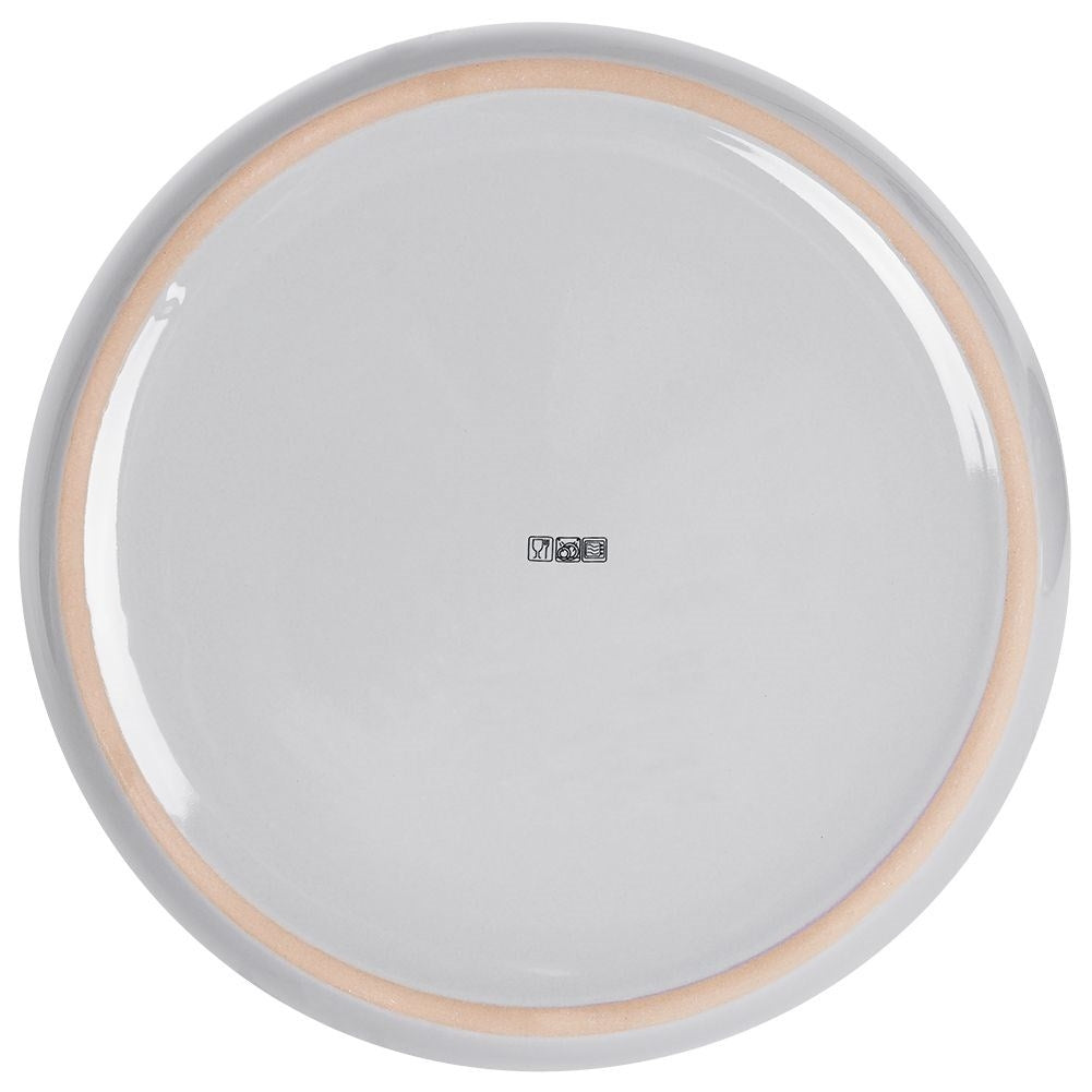 Elegant porcelain dessert plate, 19 cm, classic and modern
